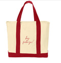 Big Feelings Canvas Boat Tote